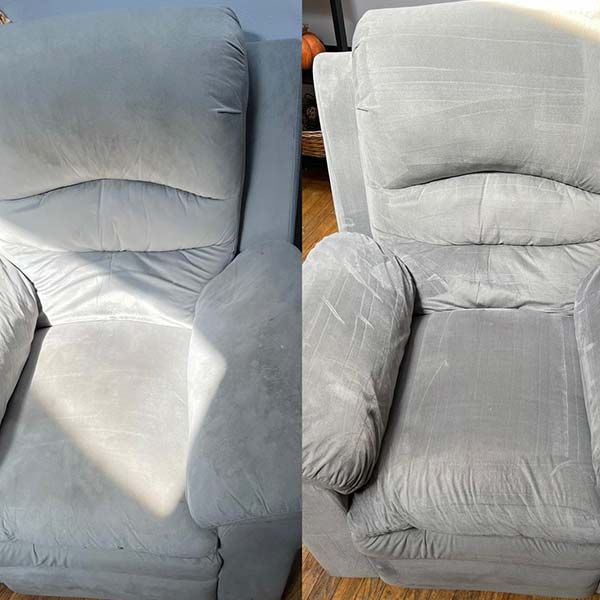 Upholstery Cleaning Results