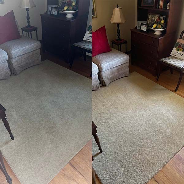 Rug Cleaning Before and After